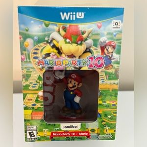 Mario Party 10 [Mario Amiibo Bundle] [Wii U] [2015] [Brand New Factory Sealed!]